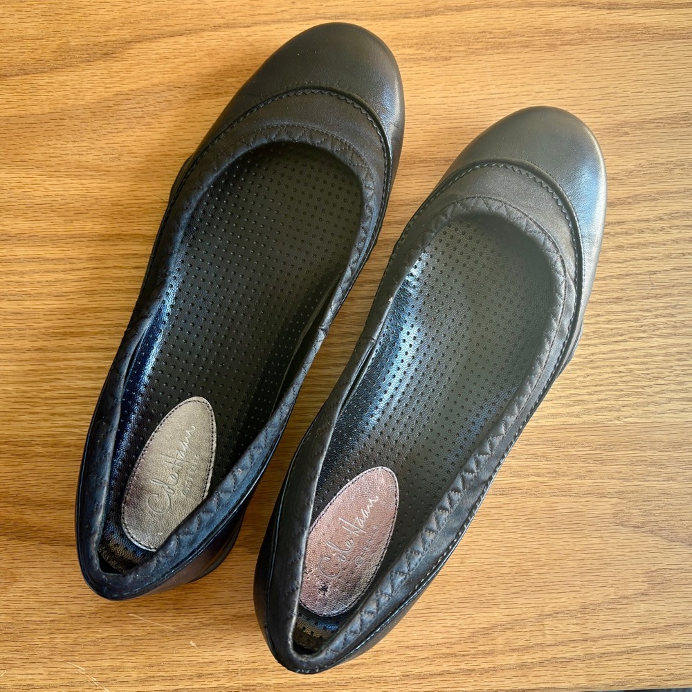 Cole Haan Nike Air Black Women's Ballerina Flats Shoes 8.5